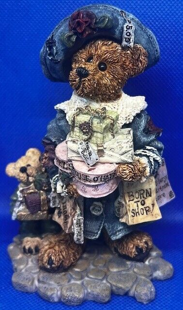 Vintage Boyds Bears & Friends Grace And Jonathan Born To Shop Teddy Figurine