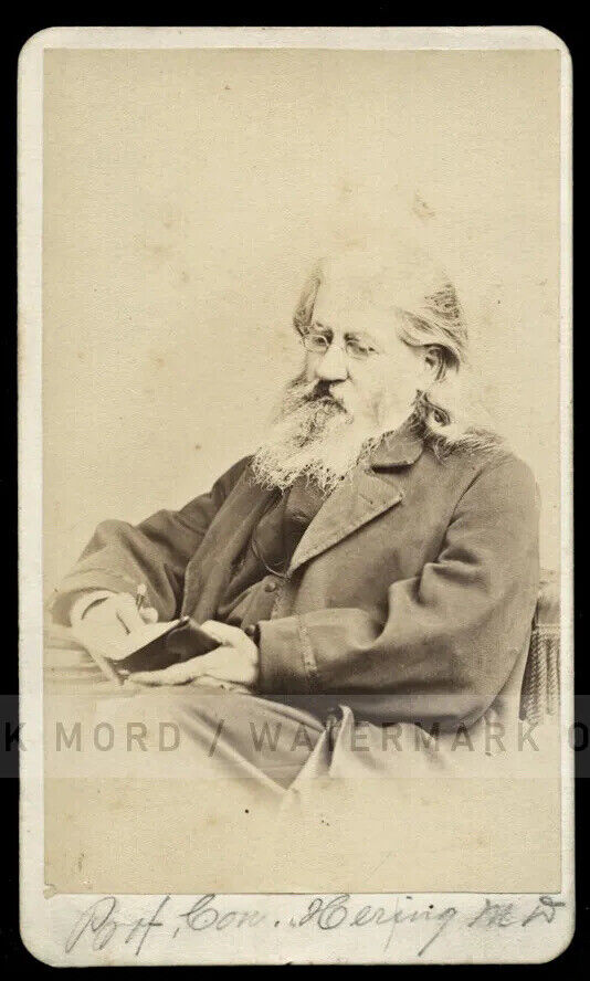 RARE Original Photo Doctor Constantine Hering - Pioneer of Homeopathic Medicine