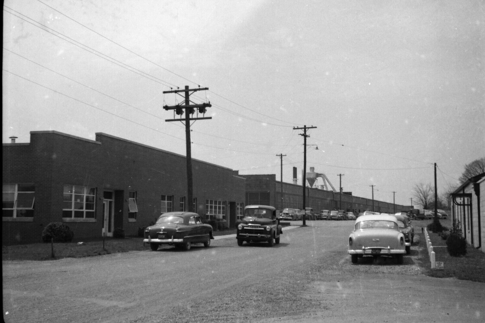 1954 Photo Negative Morristown Tennessee Factory