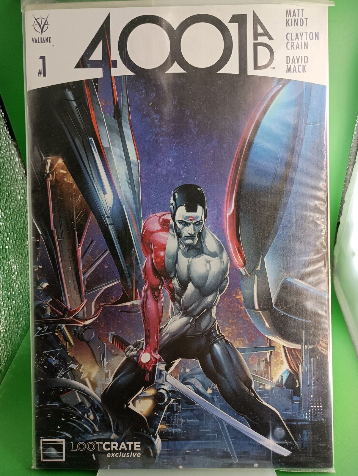 SEALED 2016 Valiant Comics 4001 A.D. Issue 1 Clayton Crain Lootcrate Exclusive