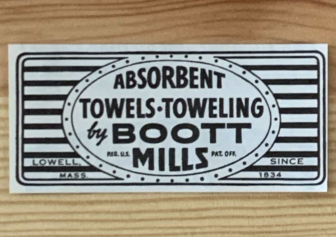 Print Ad Absorbent Towels Toweling by Boott Mills 1940 #0093
