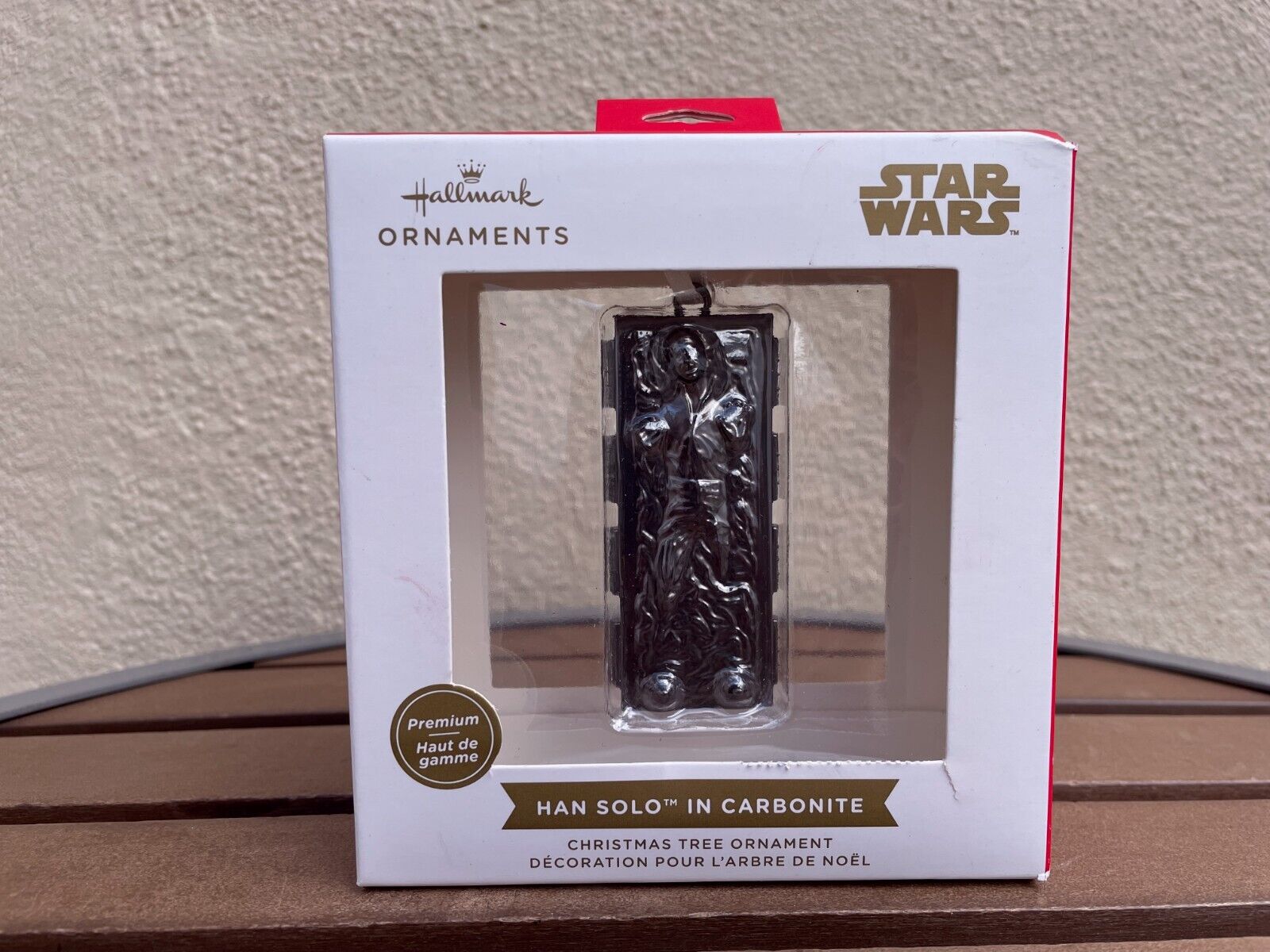NEW Hallmark Ornaments Star Wars Han Solo in Carbonite Premium Walmart Exclusive