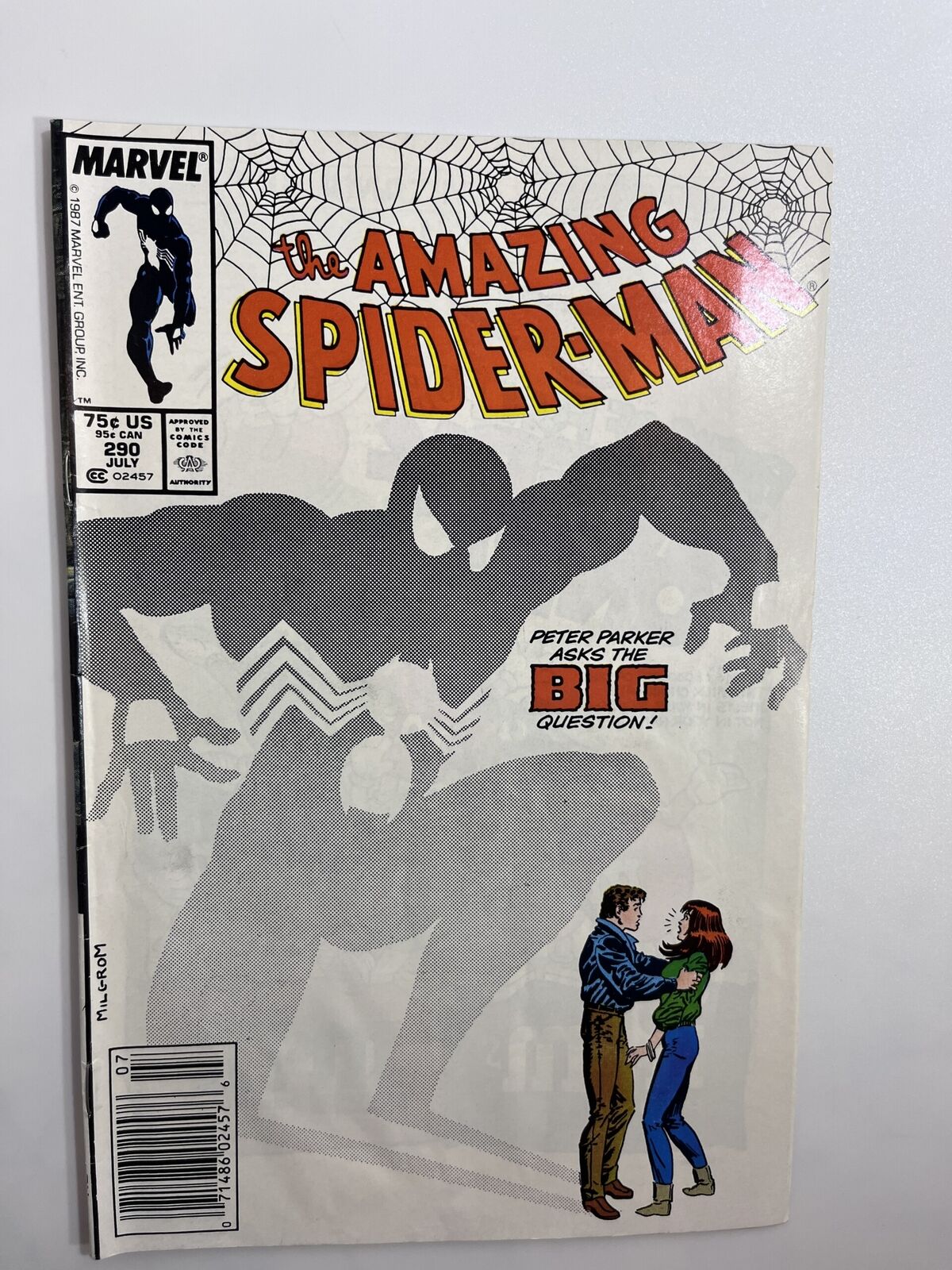 Amazing Spider-Man #290 (1987) Peter proposes to Mary Jane in 6.5 Fine+