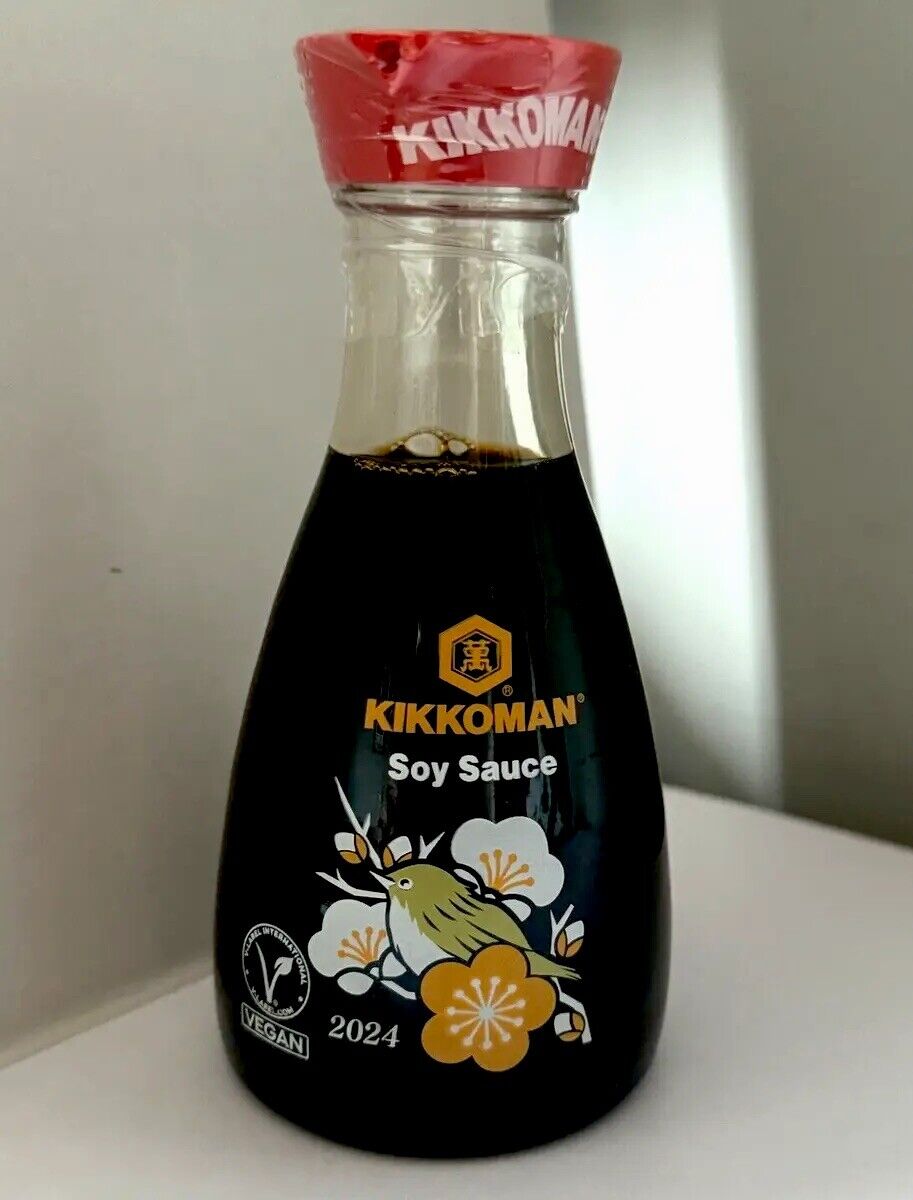 NEW & Sealed - Kikkoman Soy Sauce in Special Limited Edition 2024 Glass Bottle