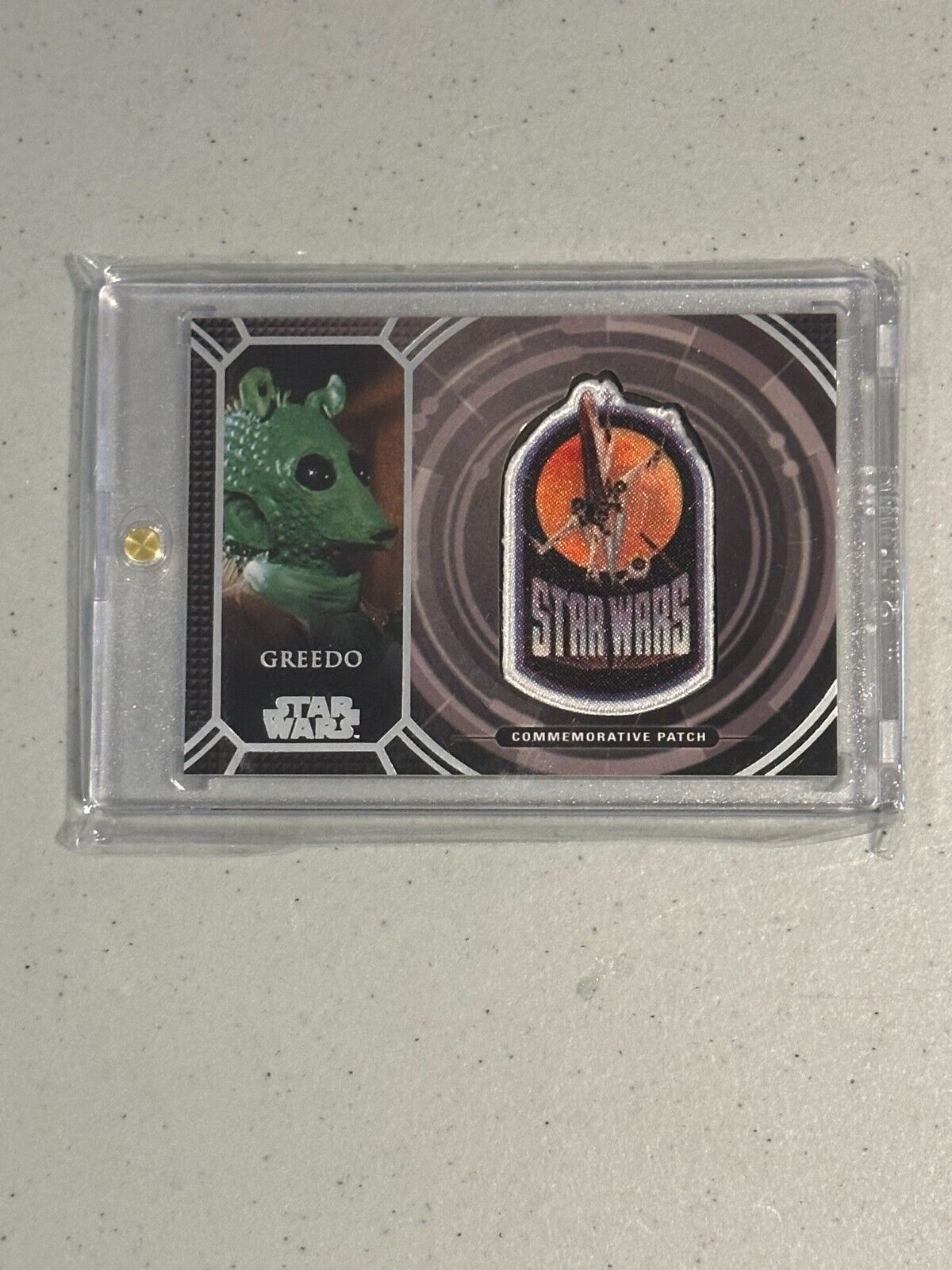 2017 Topps Star Wars 40th Anniversary Greedo Patch Card PC-14