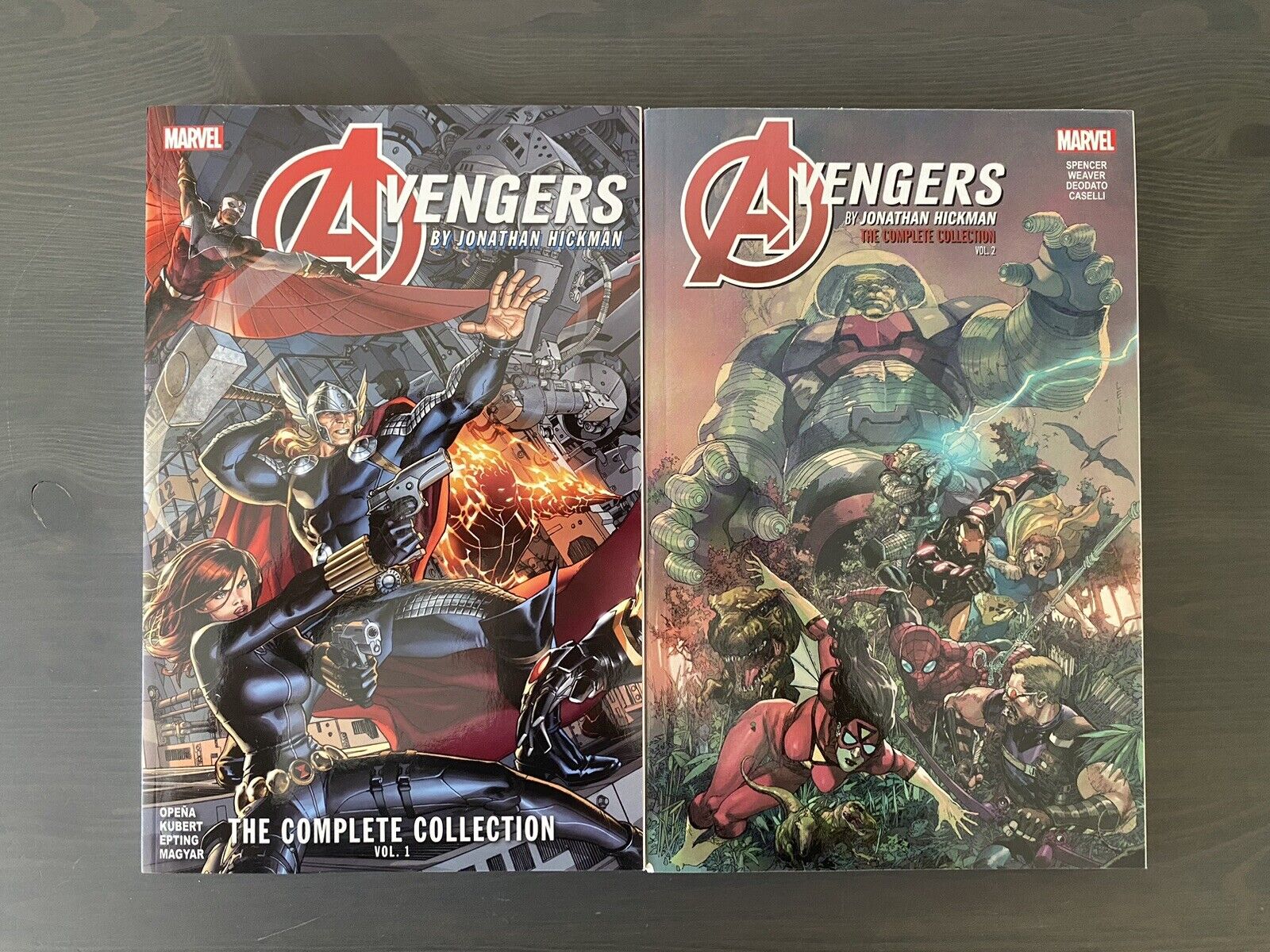 Avengers By Jonathan Hickman Complete Collection Vol. 1 & 2 Softcover Set