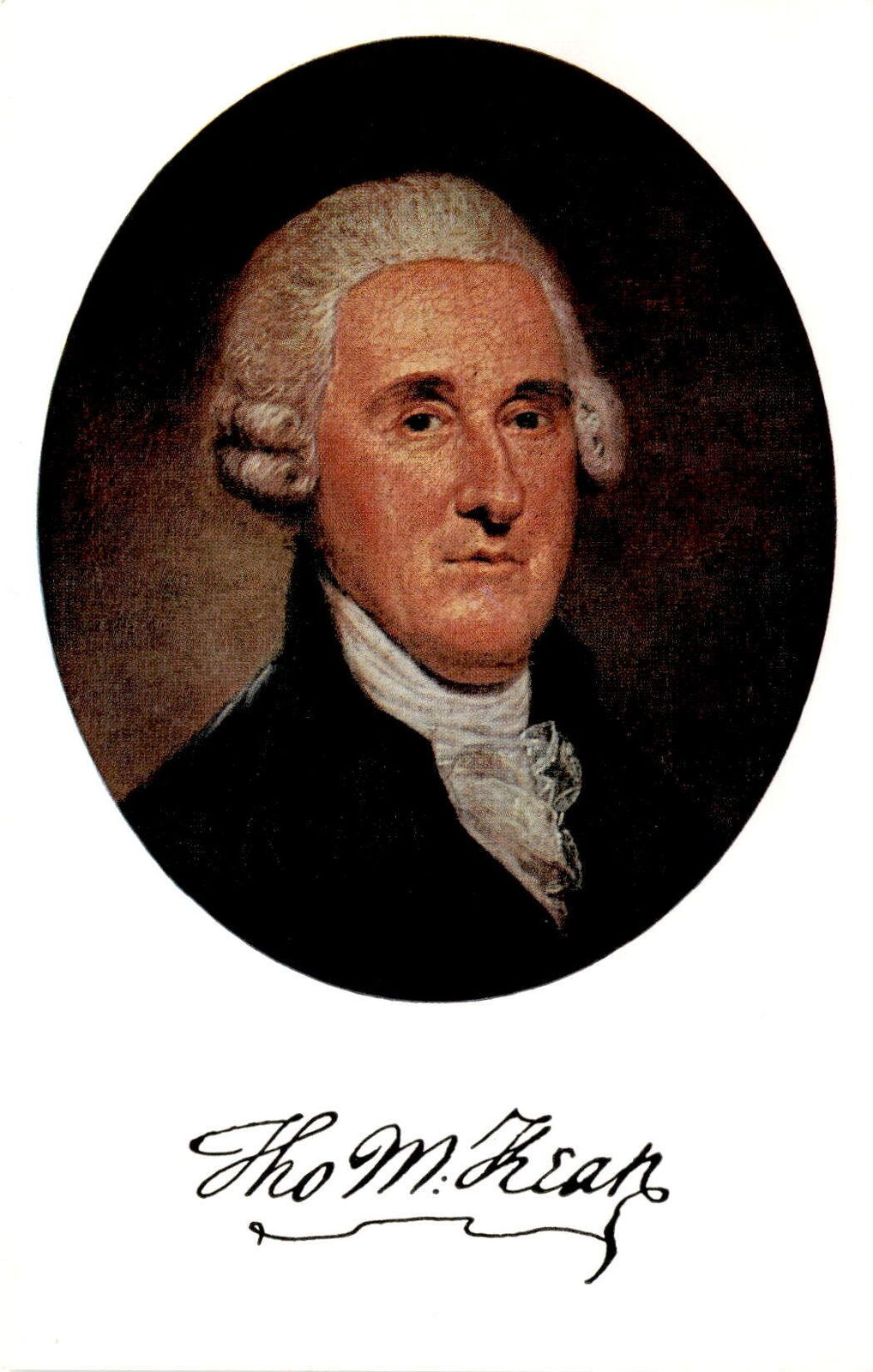 THOMAS MCKEAN, Charles Willson Peale, Declaration of Independence, Postcard