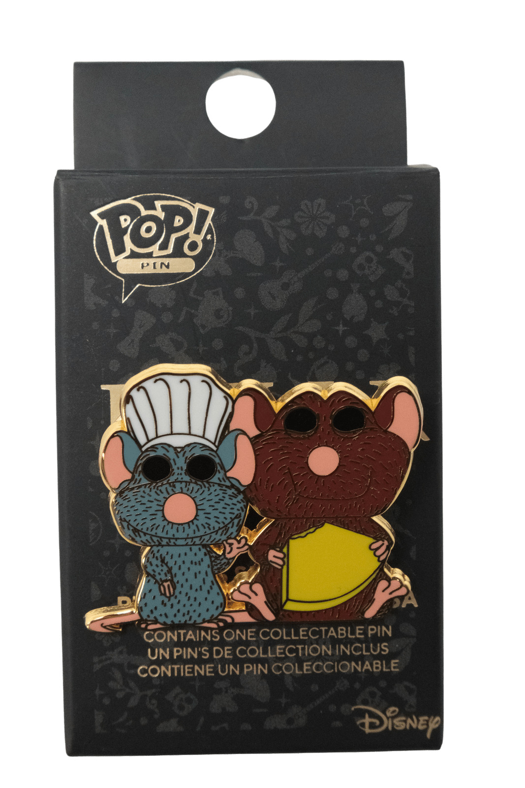Pop Pin Disney Pixar's Ratatouille Remy and Emille Hard Enamel Pin