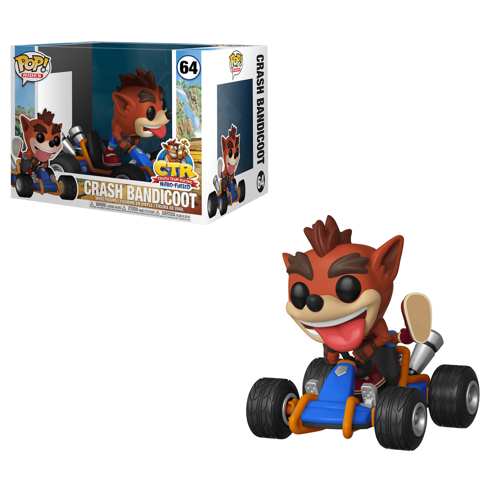 Funko Pop Rides: Crash Bandicoot - Crash Bandicoot #64