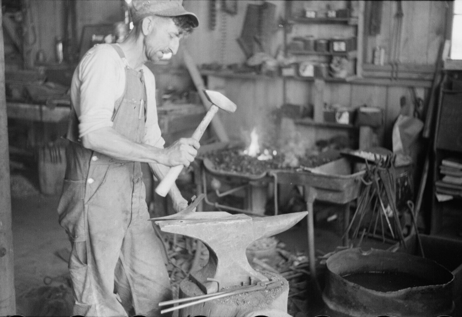 Southeast Missouri Farms Blacksmith Vintage Old Photo 8.5 x 11 Reprints