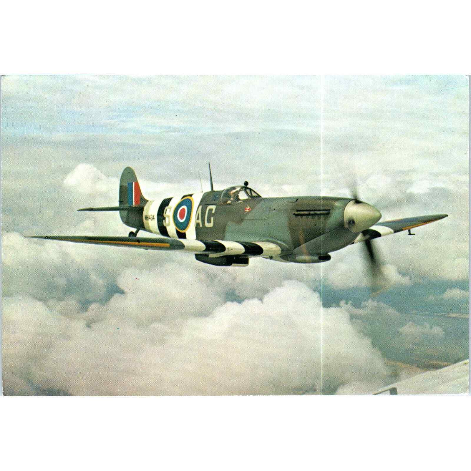 Spitfire IX MH 434 (G-ASJV) Original Postcard TK1-P19
