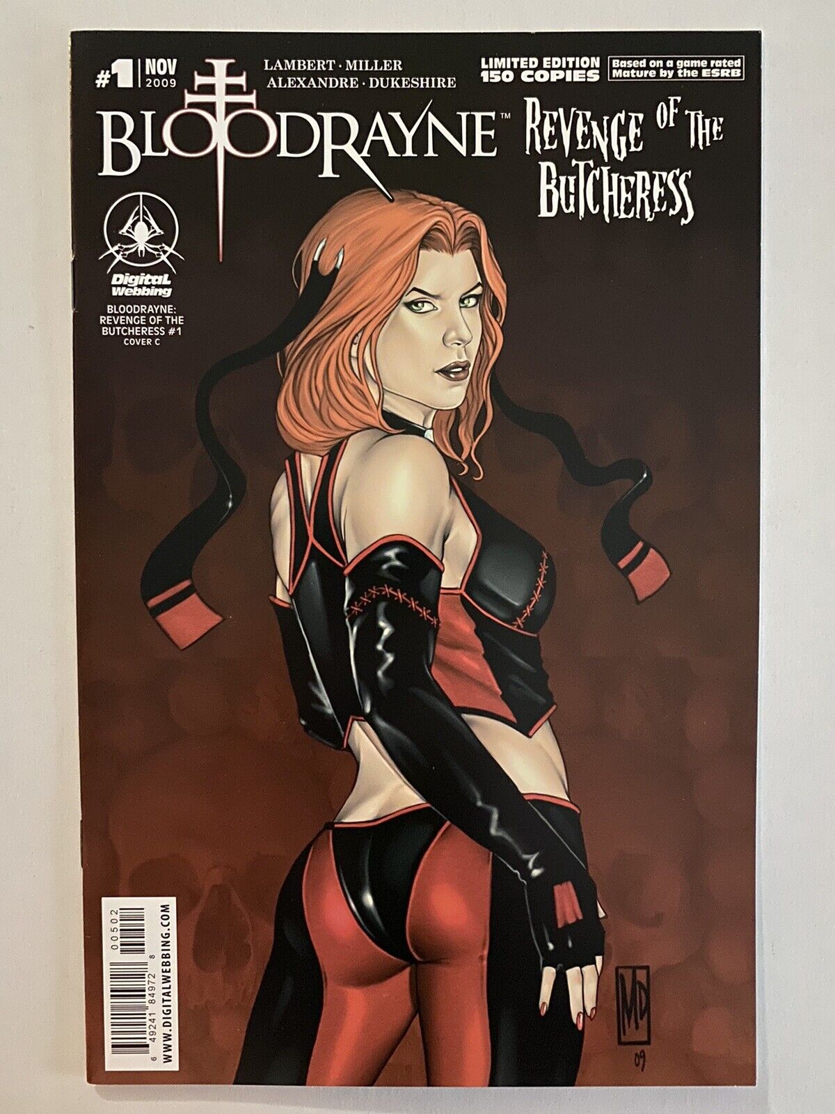 Bloodrayne Revenge of The Butcheress #1 Variant Comic Book Limited to 150 copies