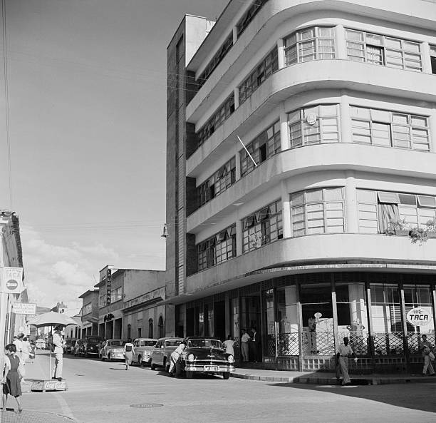 City street view of downtown Tegucigalpa Honduras 1952 Old Photo