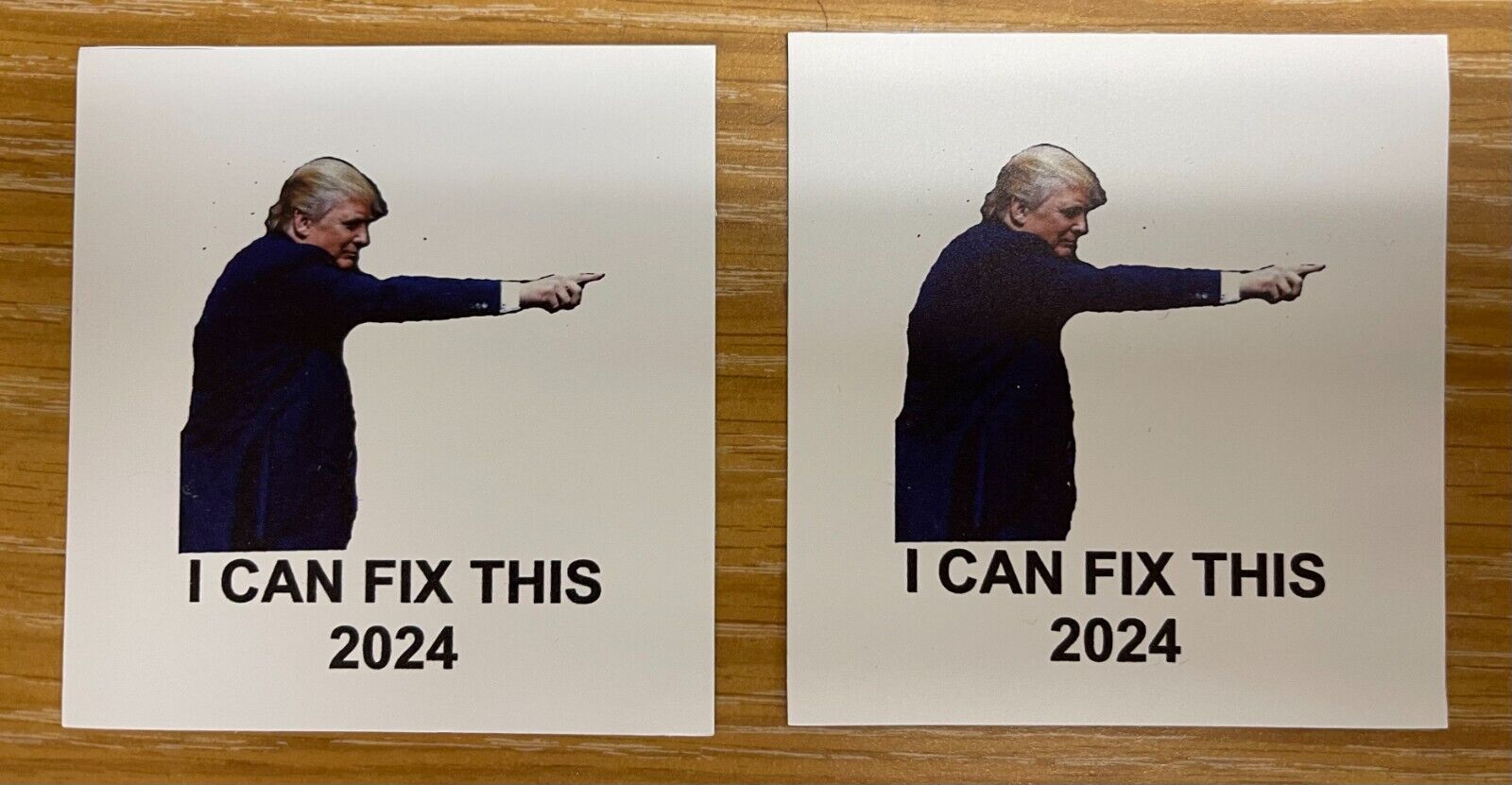 24 Stickers 3x2 1/2 Trump “I Can Fix This 2024”