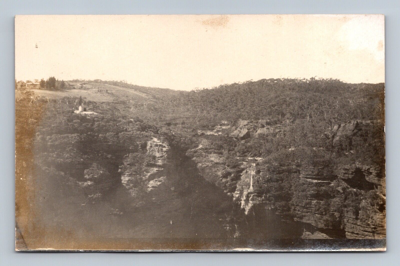 RPPC Postcard Unknowing view