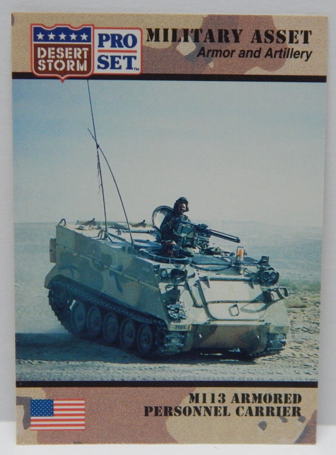 Military M113 Armored Personnel Carrier Trading Card #206