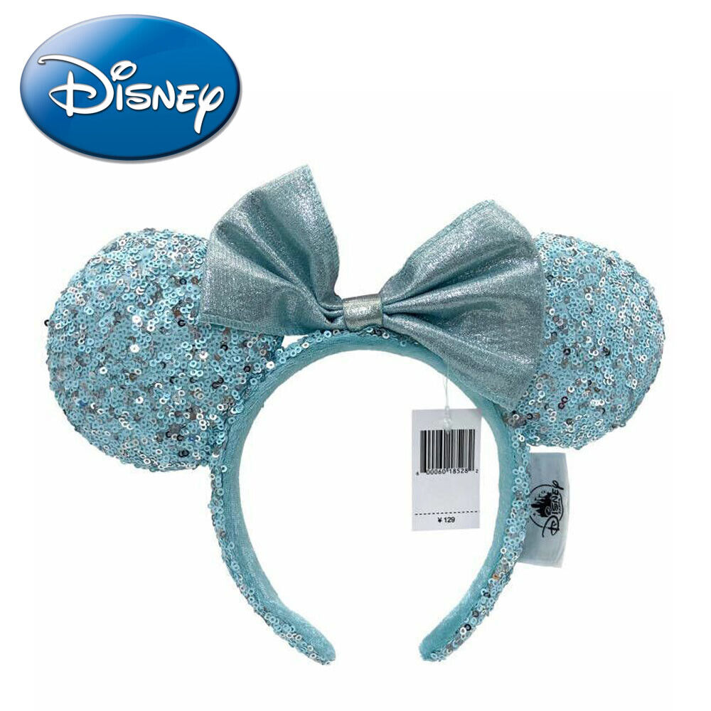 2024 Minnie Ears Disney-Parks Cute Rare Blue Frozen Arendelle Aqua Headband