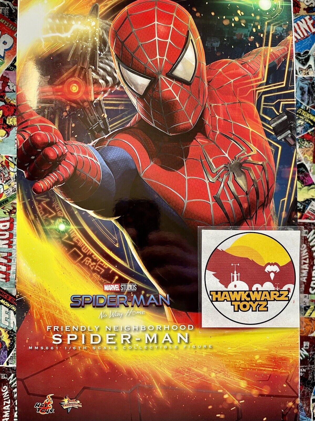 Hot Toys Marvel Spider-Man No Way Home Friendly Neighborhood MMS661 1/6 Disney
