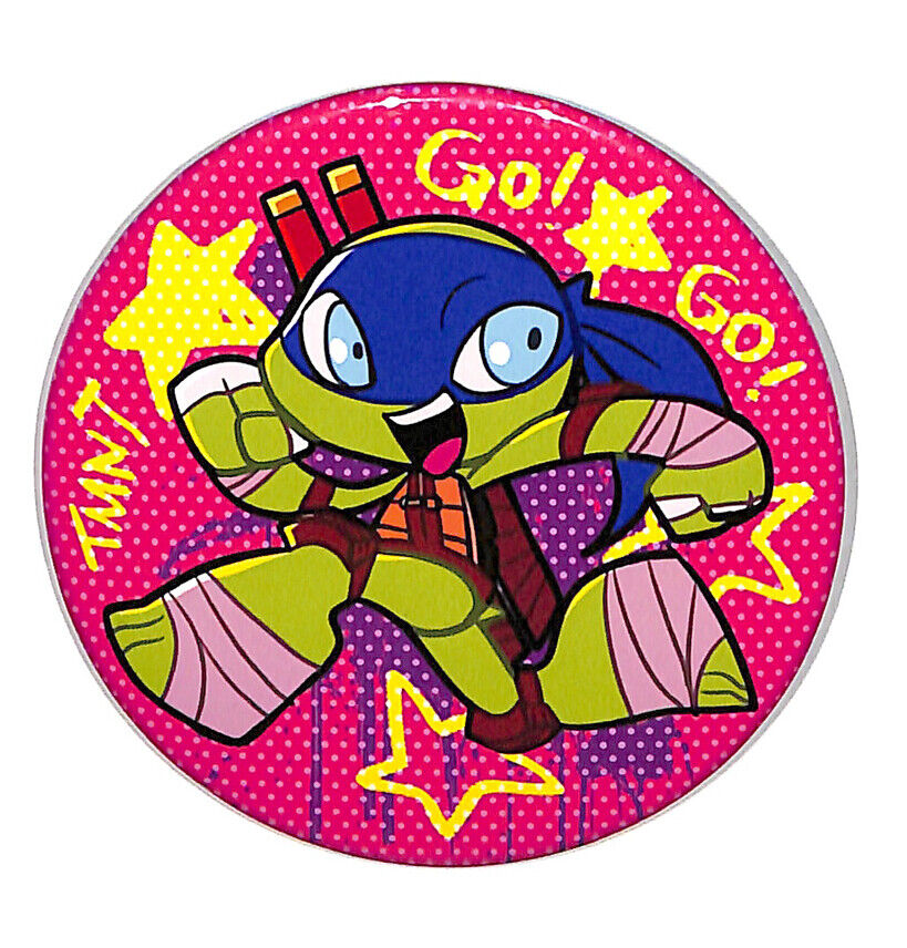 Teenage Mutant Ninja Turtles TMNT pin Leonardo TMNT Can Badge (Go Go) Button