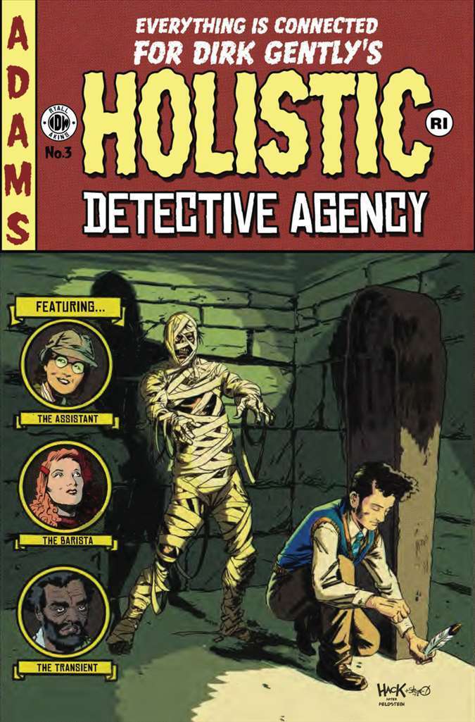 Dirk Gently\'s Holistic Detective Agency #3B VF; IDW | Douglas Adams RI variant -