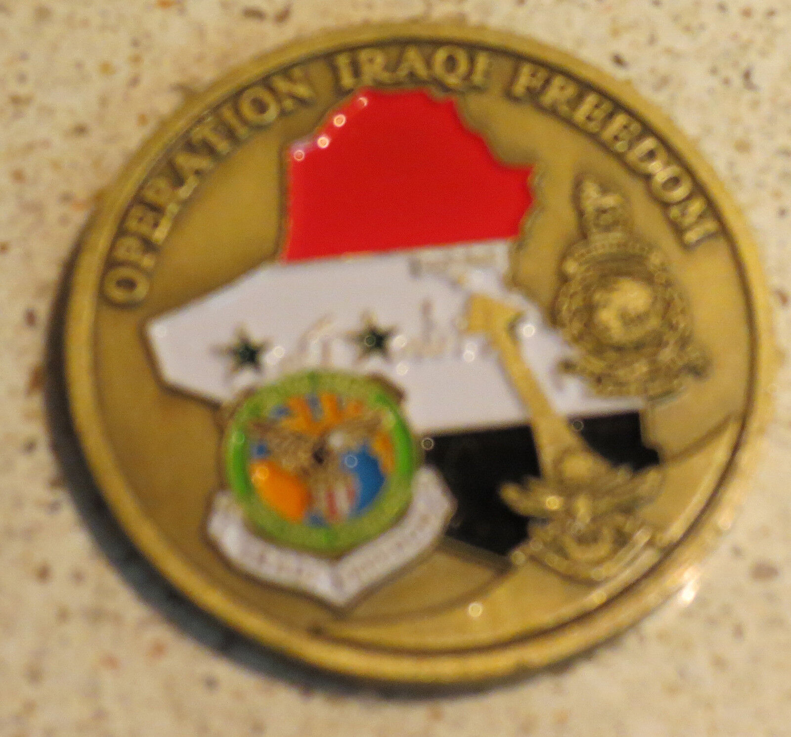 Operation Iraqi Freedom Royal Marines challenge coin - iraq war