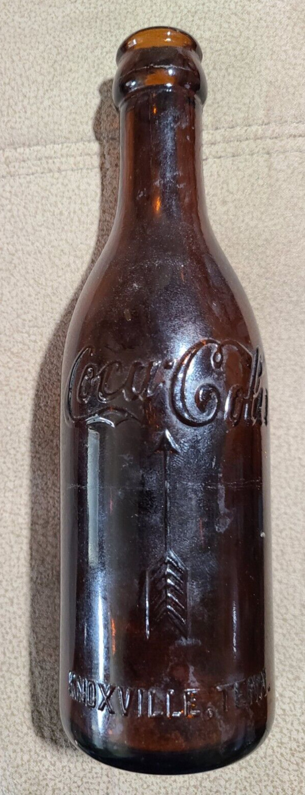 Knoxville Tennessee Vintage Early 1900s Amber Root Arrow Coca Cola Bottle
