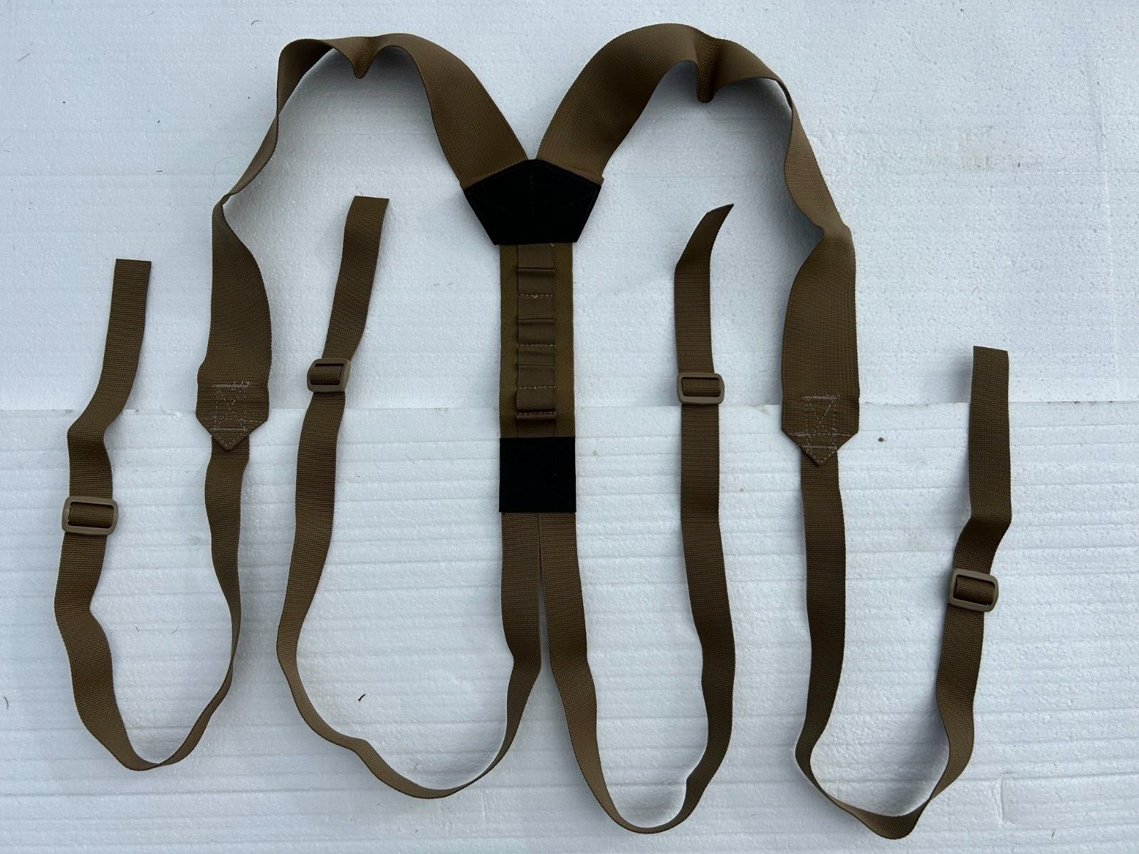 Crye Precision MOLLE Combat Warbelt Suspenders Tan Coyote Brown ACC-B4S-22-000