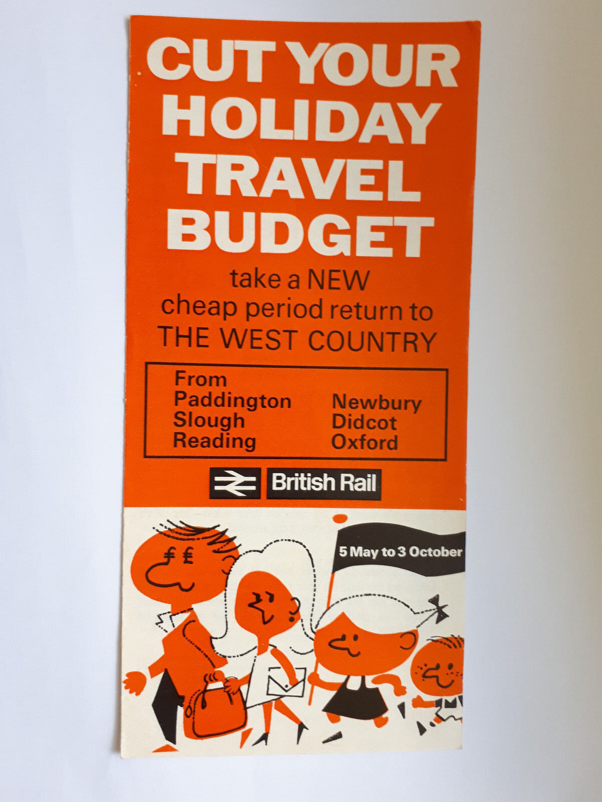 British Rail - 1968 May - Cheap Period Return to The West Country - Fare Guide 