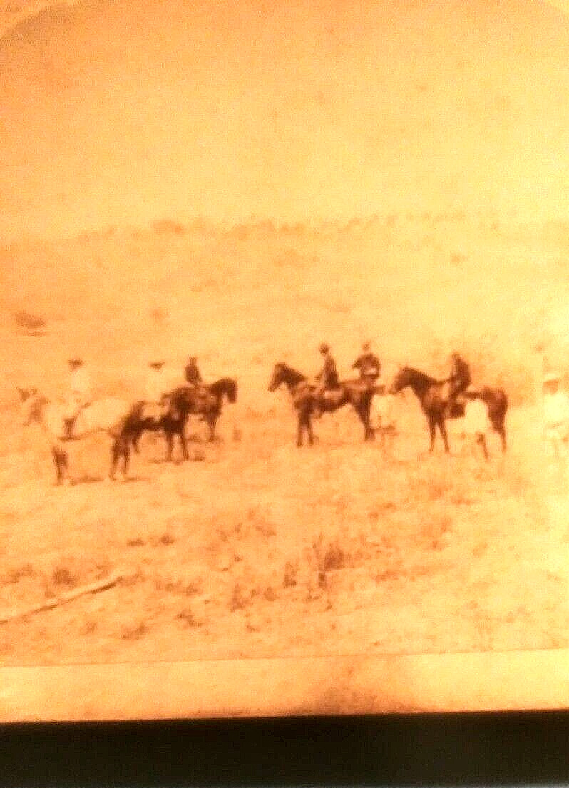 Rare Teddy Roosevelt and Rough Riders 1899 San Quan Hill Sterioview Photo card