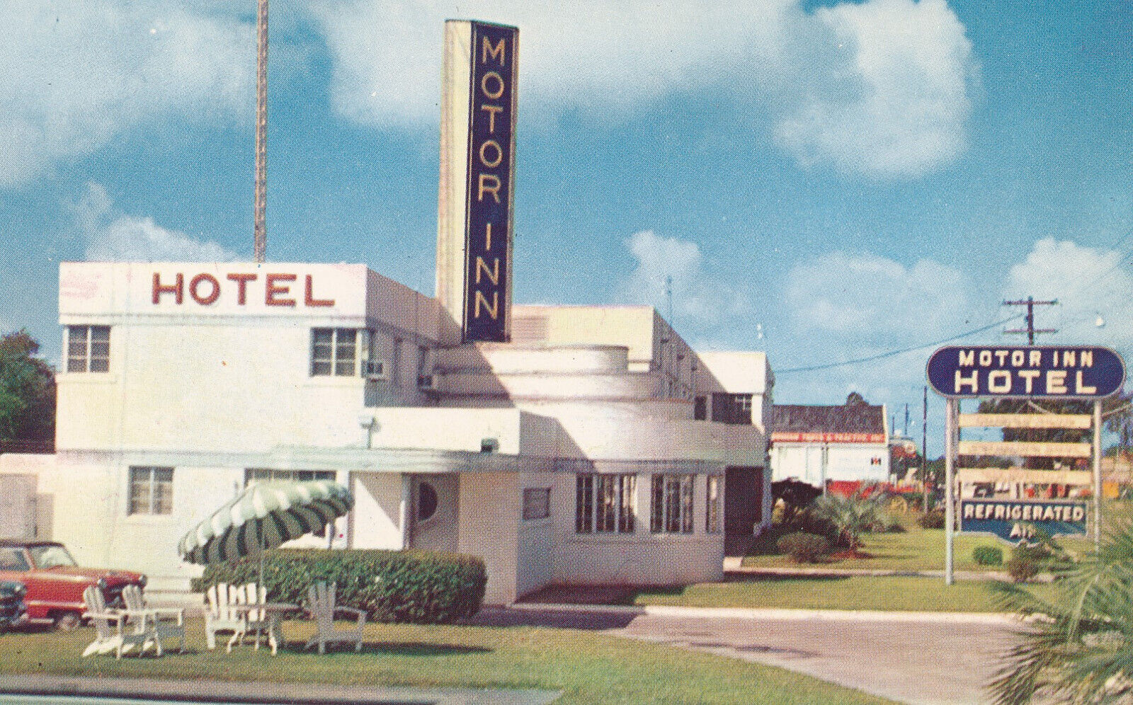 Unmailed early chrome Motor Inn Hotel & Courts Baton Rouge Louisiana LA #326