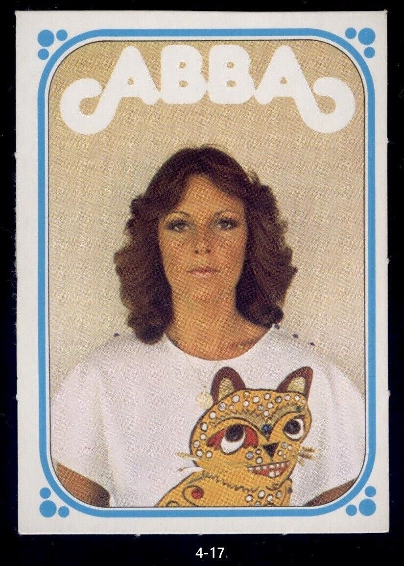 1976 ABBA Dutch Monty Gum ABBA Anni-Frid Frida Lyngstad (4-17)