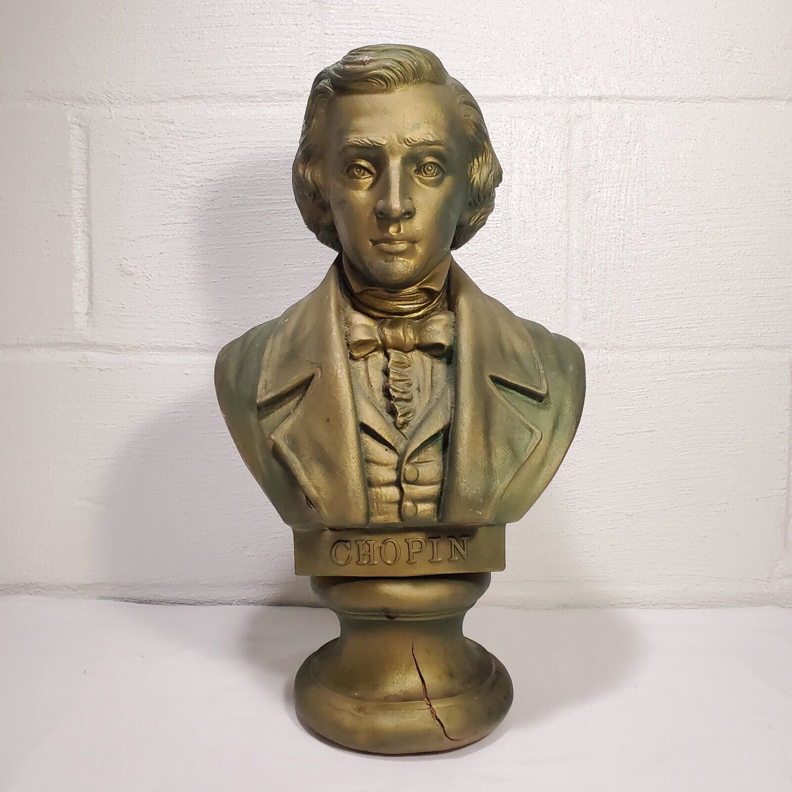 Vintage 1968 Belwin Inc. Frédéric Chopin Bust Plaster Rare Composer