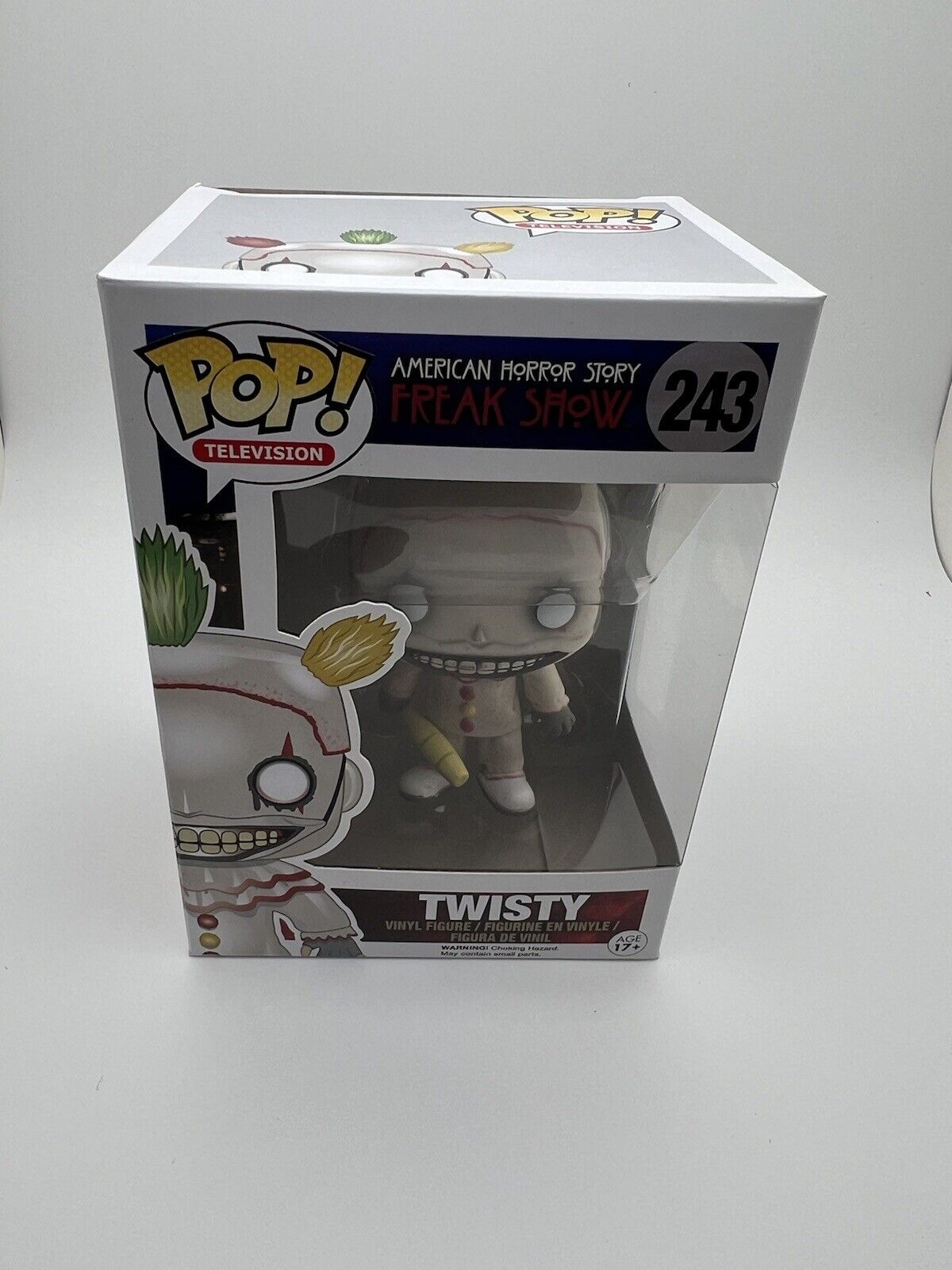 Funko Pop  AHS Twisty the Clown #243 With Plastic Box Protector