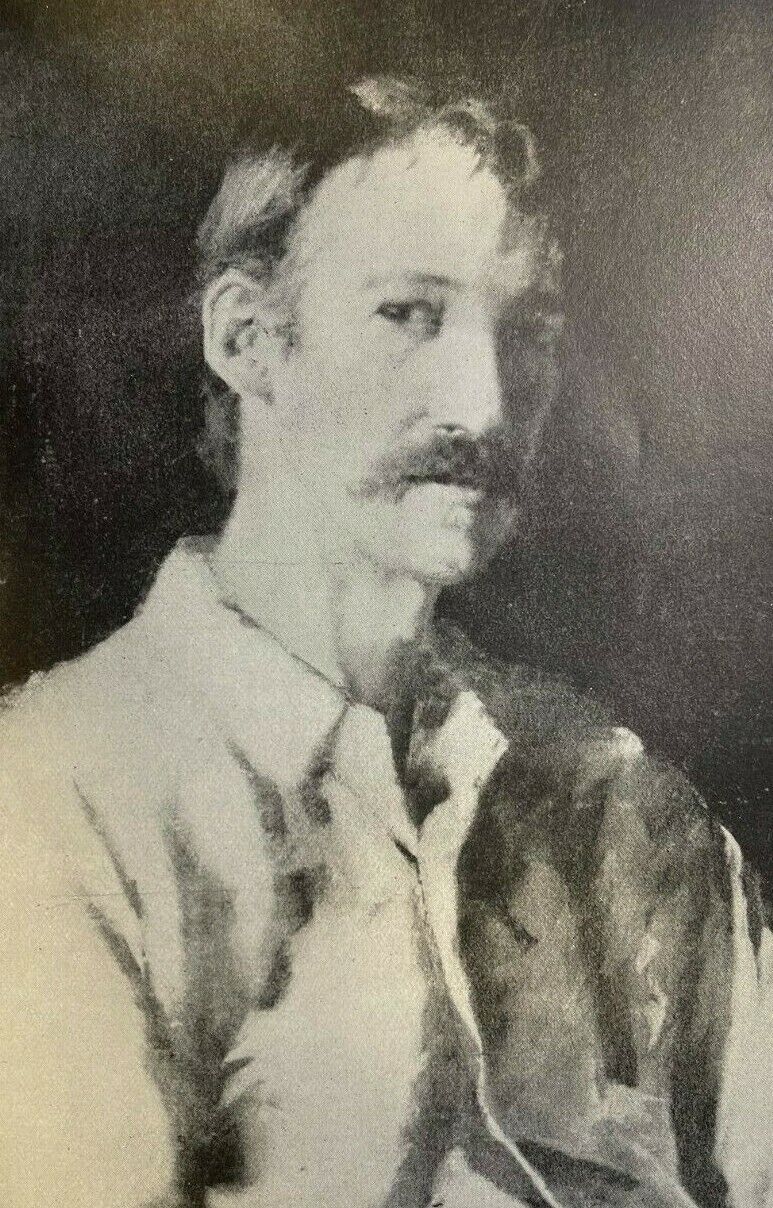 1895 Vintage Magazine Illustration Author Robert Louis Stevenson