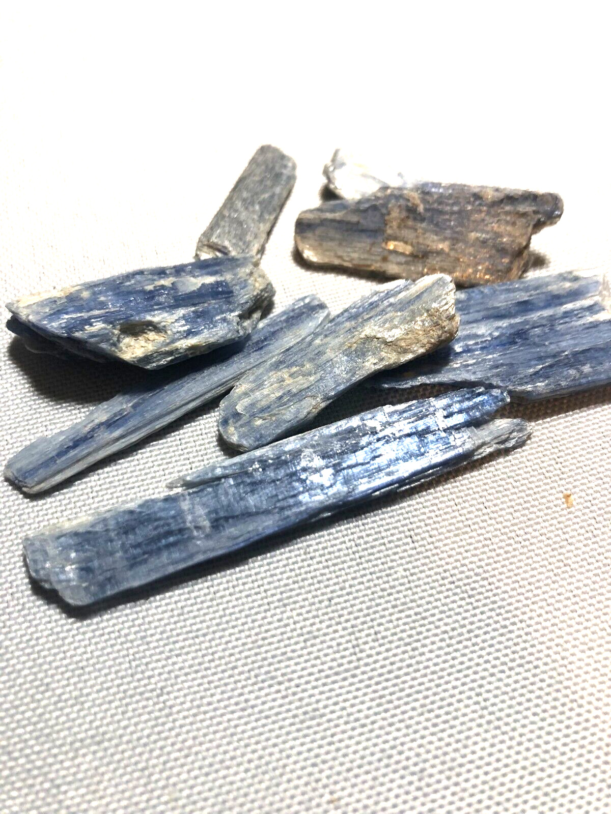 25g Lot Blue Kyanite Stone Small Bars Blade Chakra Healing Crystal