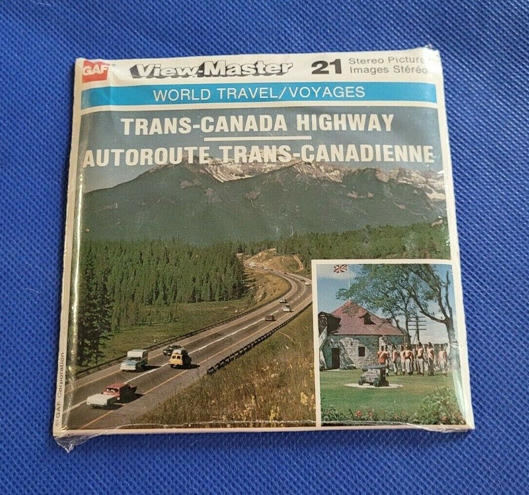 SEALED A002 C Trans-Canada Highway Ontario BC Canada view-master Reels Packet