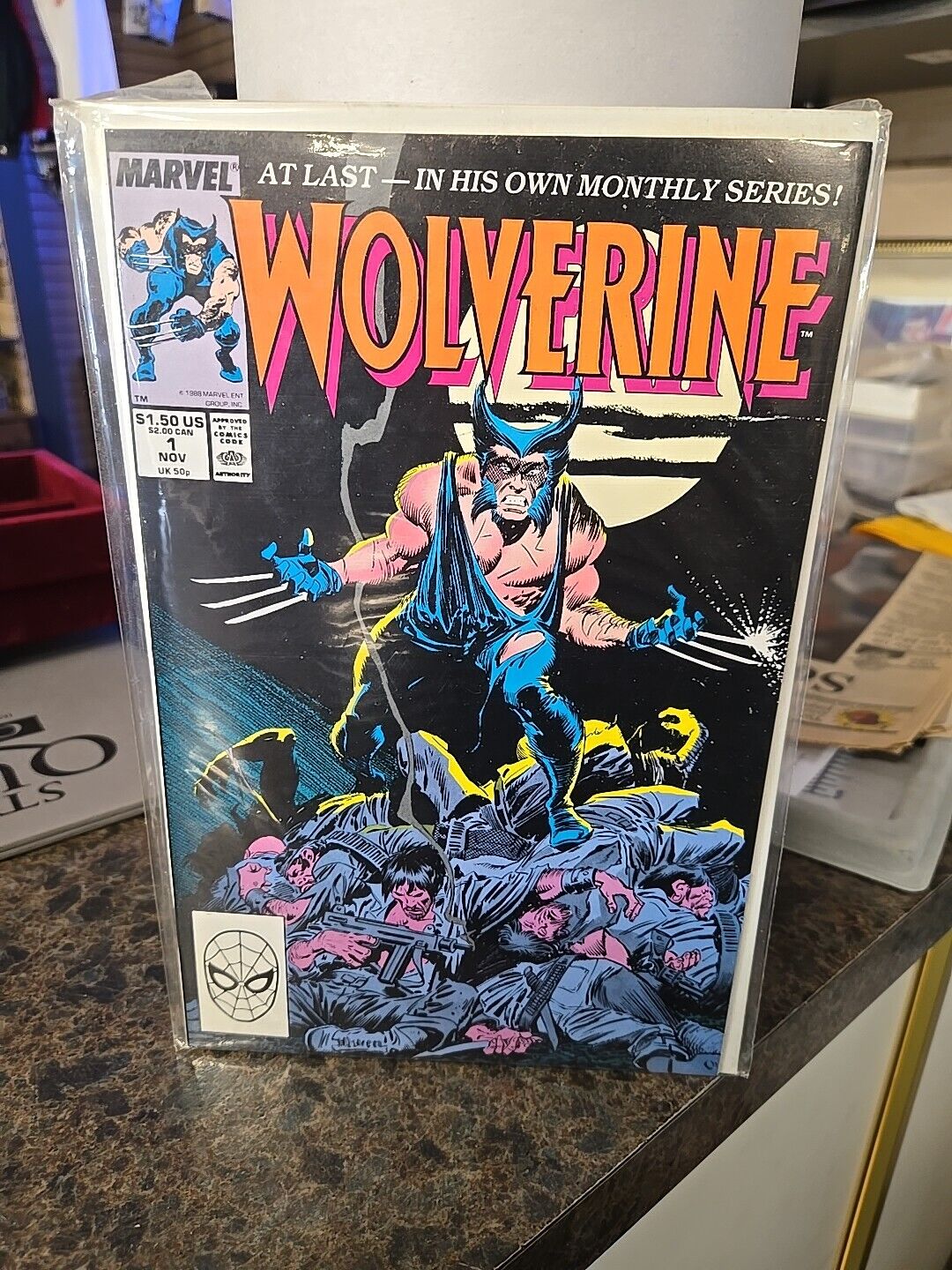 Wolverine #1 (Marvel Comics November 1988) Not a Reprint