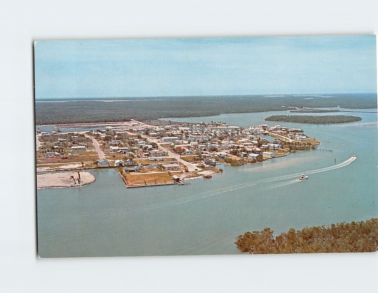 Postcard Aerial View of Goodland Florida USA