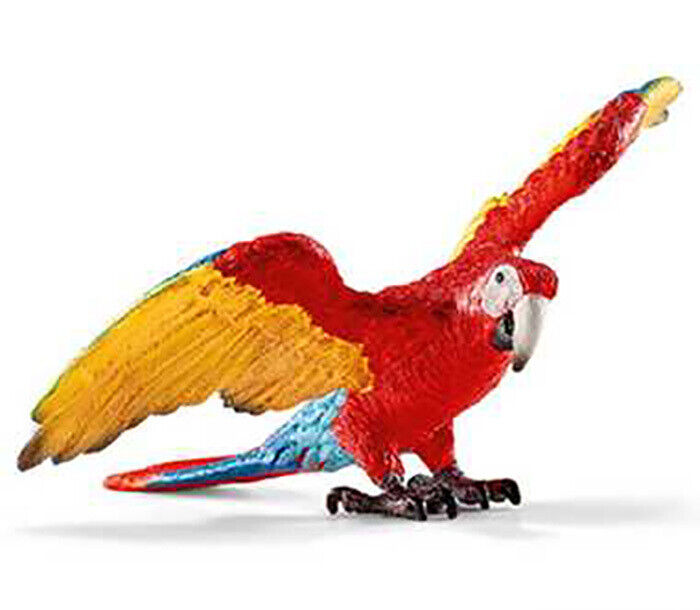 Figure Macaw 14737 Schleich Bird Animal Design Toy Present Interior Miniature