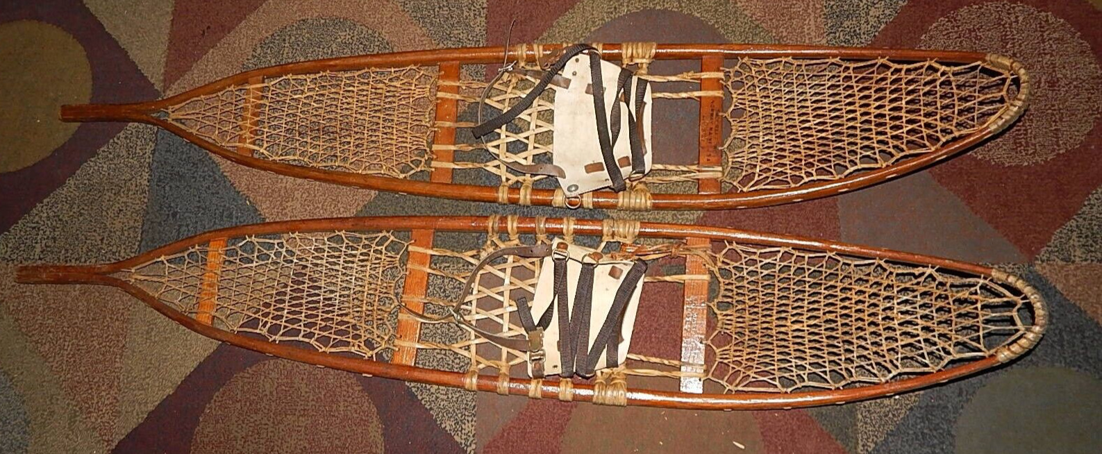 WWII WW2 1943 Snocraft snowshoes U.S. US 10th Mountain Division Div. 10x58