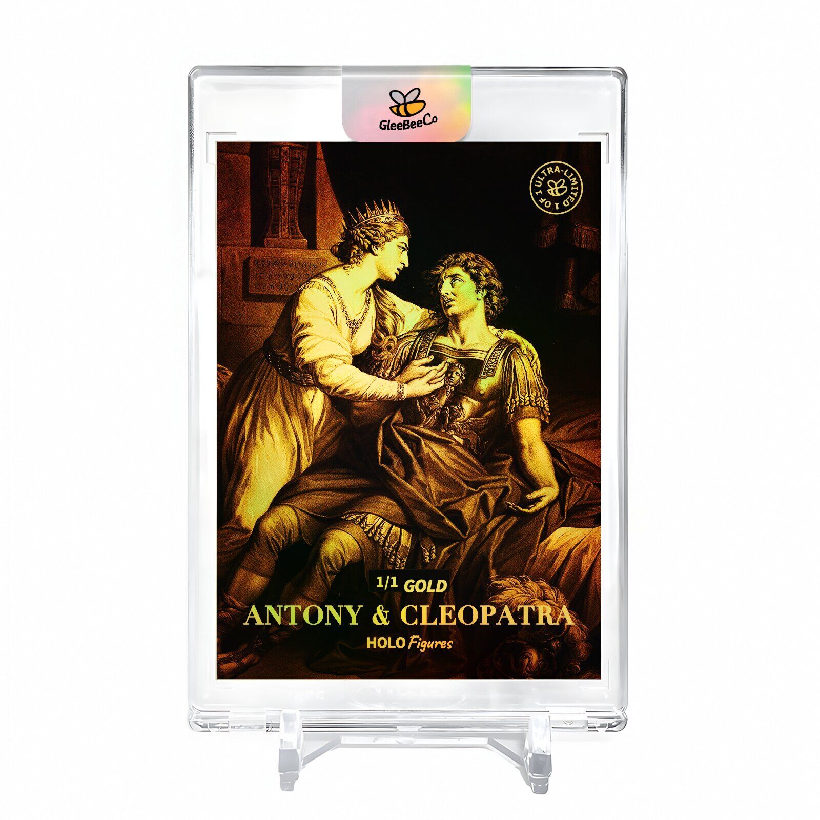 ANTONY AND CLEOPATRA Shakespeare Holo Gold Card 2023 GleeBeeCo #ATSH-G 1/1