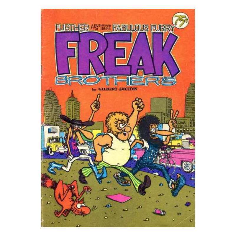 Fabulous Furry Freak Brothers #2 8th printing in VF. Rip Off Press comics [p|
