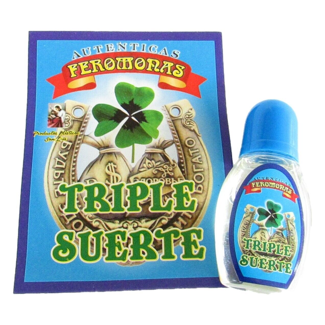 Triple Suerte Aceite Espiritual con Feromonas /  Triple Luck Oil with Pheromones