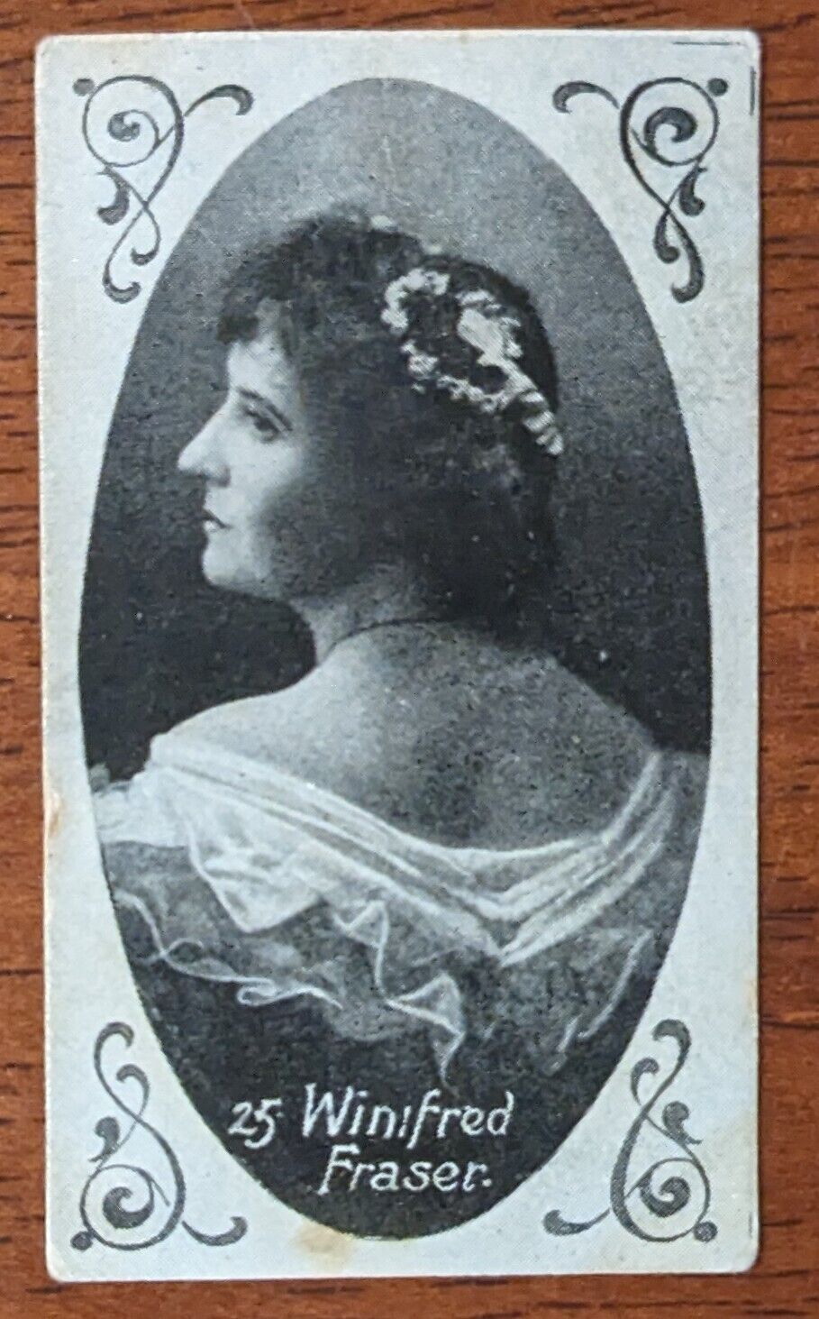  1904 Wills Vice Regal cigarette Card Music Hall celebrities #25 Winifred Fraser