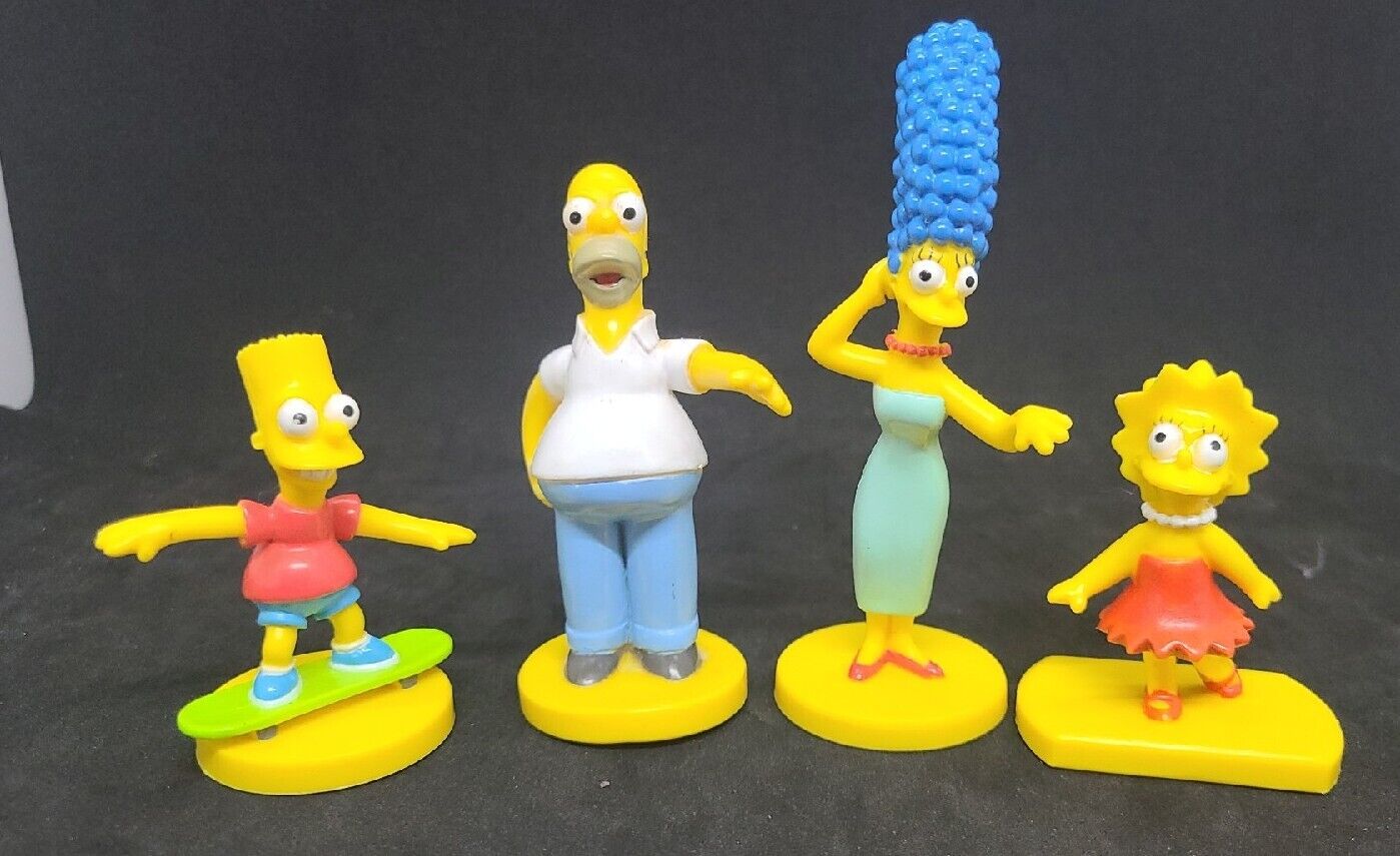 2003 Bart Simpson, Homer, Mom & Sister Matt Groening Kellogg\'s Figures