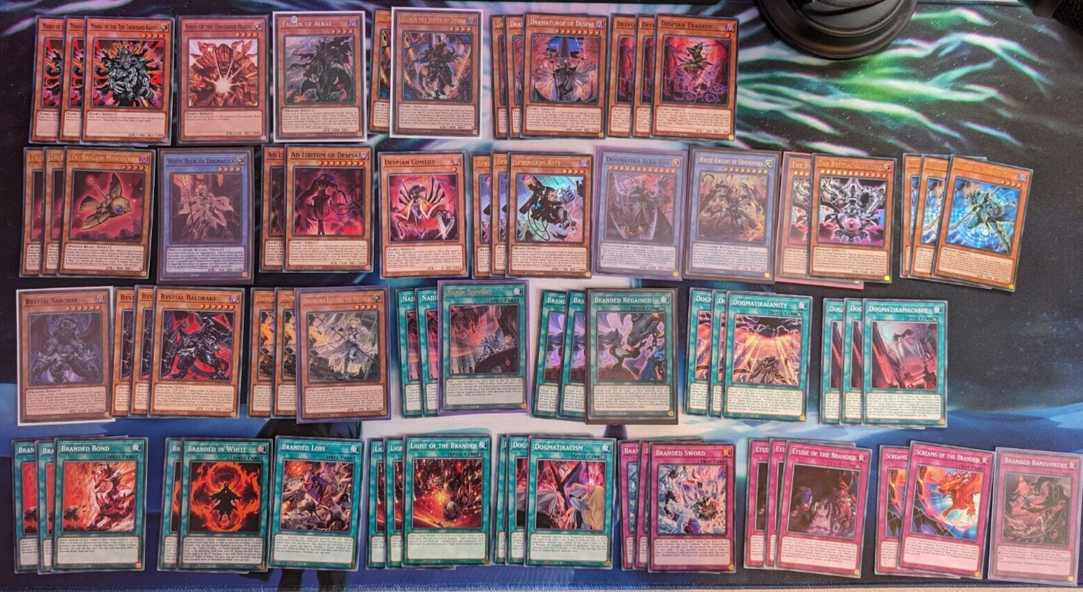 YuGiOh 89 Card Branded Bystial Dogmatika Deck Ft Extra Deck Aluber Ecclesia