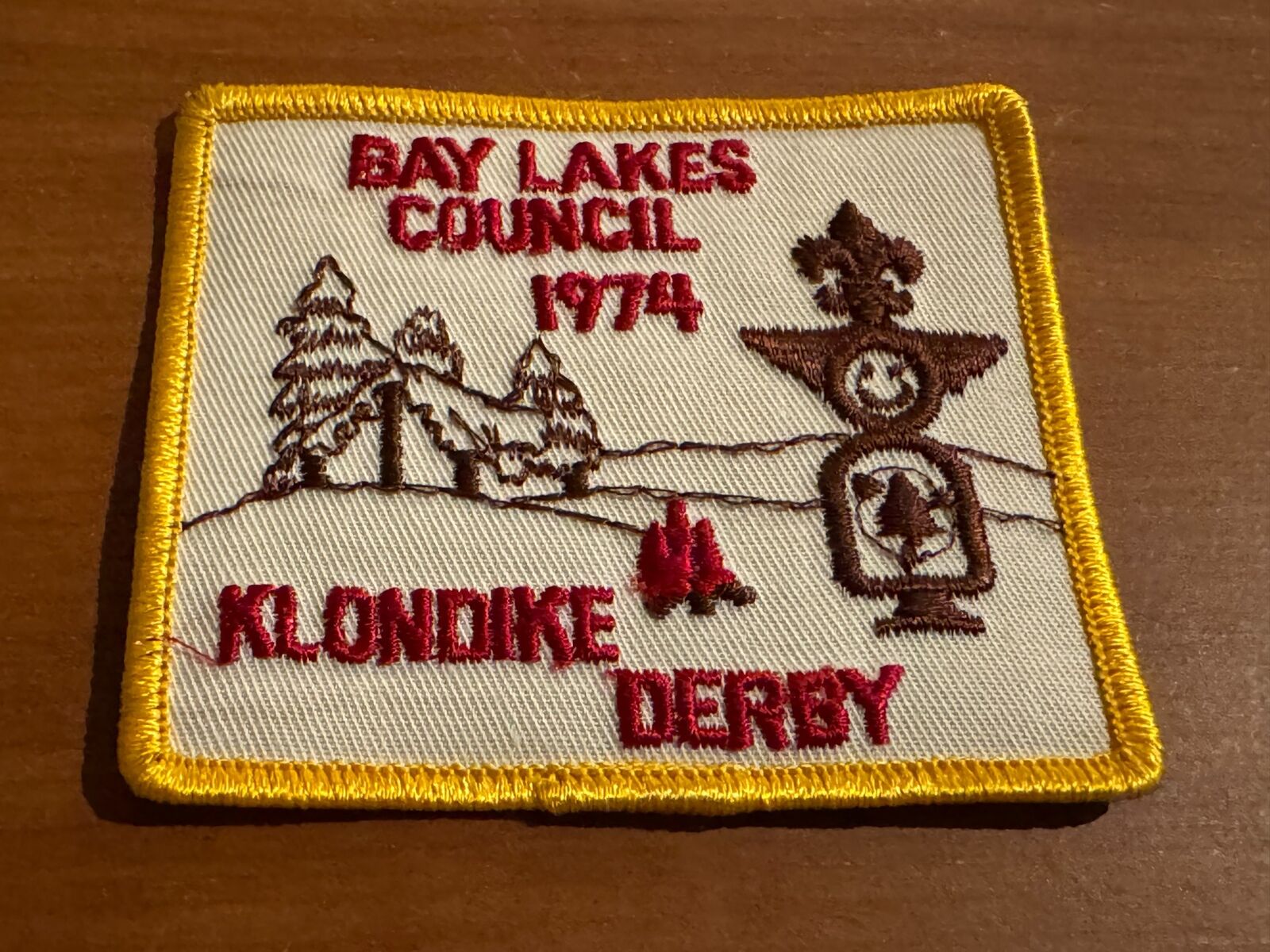 BSA, 1974 Klondike Derby Patch, Bay-Lakes Council