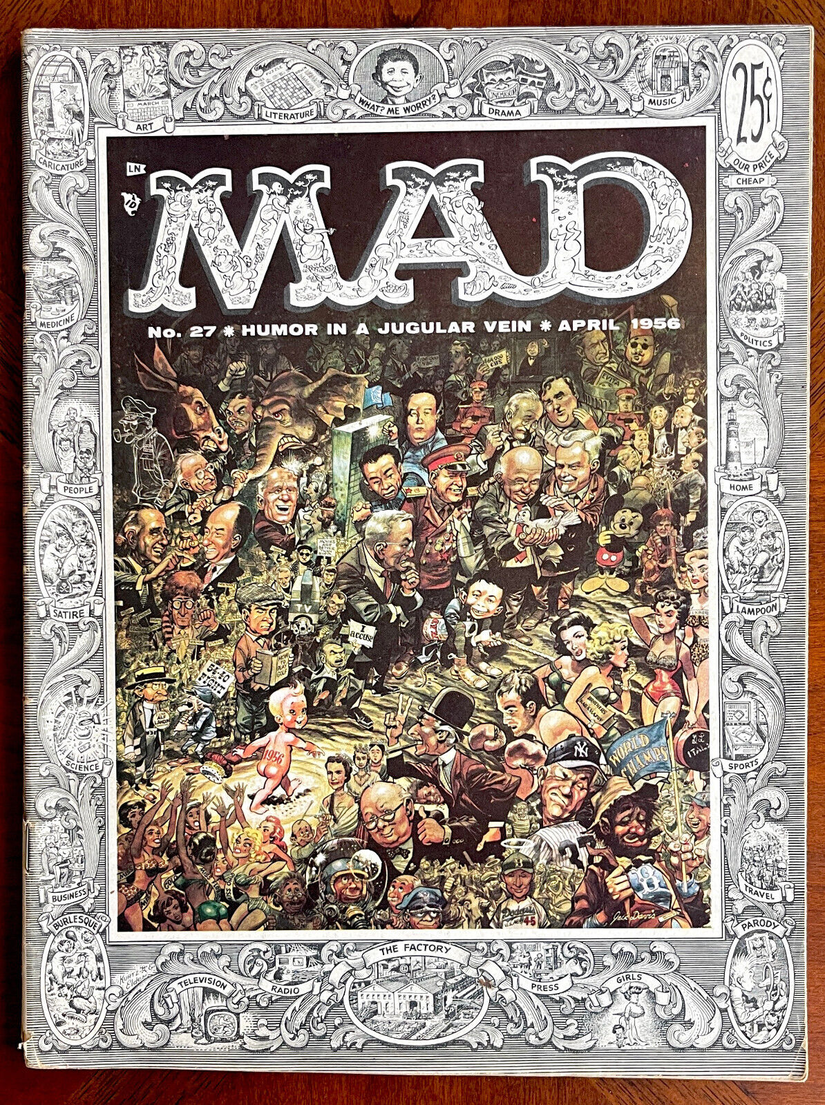 Mad Magazine #27-  Very Good/Fine (5.5) -  Classic Early Mad 1956