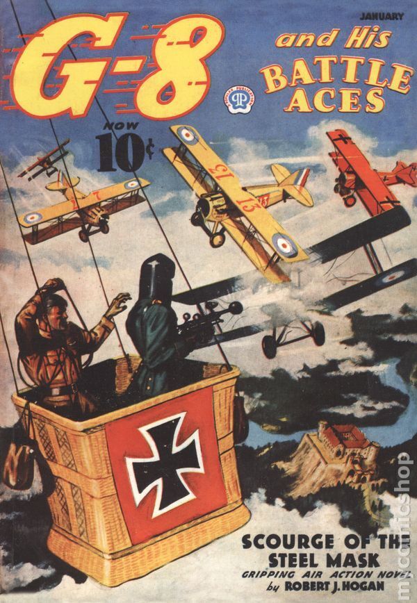 G-8 and His Battle Aces SC Pulp Replica Sep 2011 #40 NM Stock Image