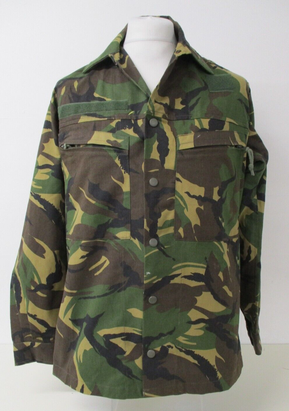 Military Jacket Shirt, Royal Netherlands Army Camouflage, NATO 6080/9095, Large
